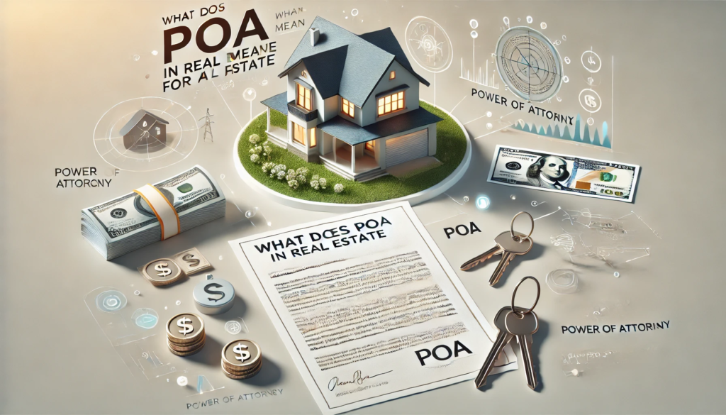 What Does Poa Mean In Real Estate For A House?